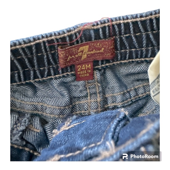 7 for all Mankind Kids jeans, size 24 months. - Picture 3 of 3